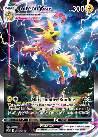 Jolteon VMAX (SWSH184) (Jumbo Card) [Sword &amp; Shield: Black Star Promos] 