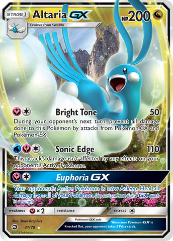 Altaria GX (41/70) [Sun &amp; Moon: Dragon Majesty] 