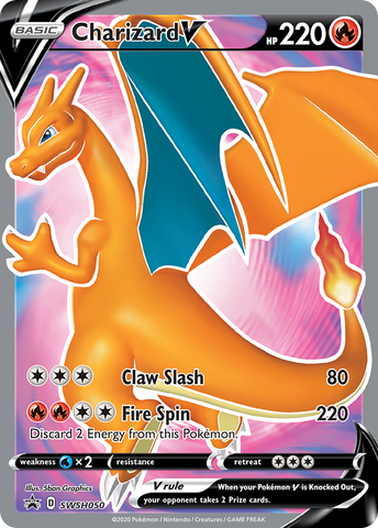 Charizard V (SWSH050) [Sword &amp; Shield: Black Star Promos] 