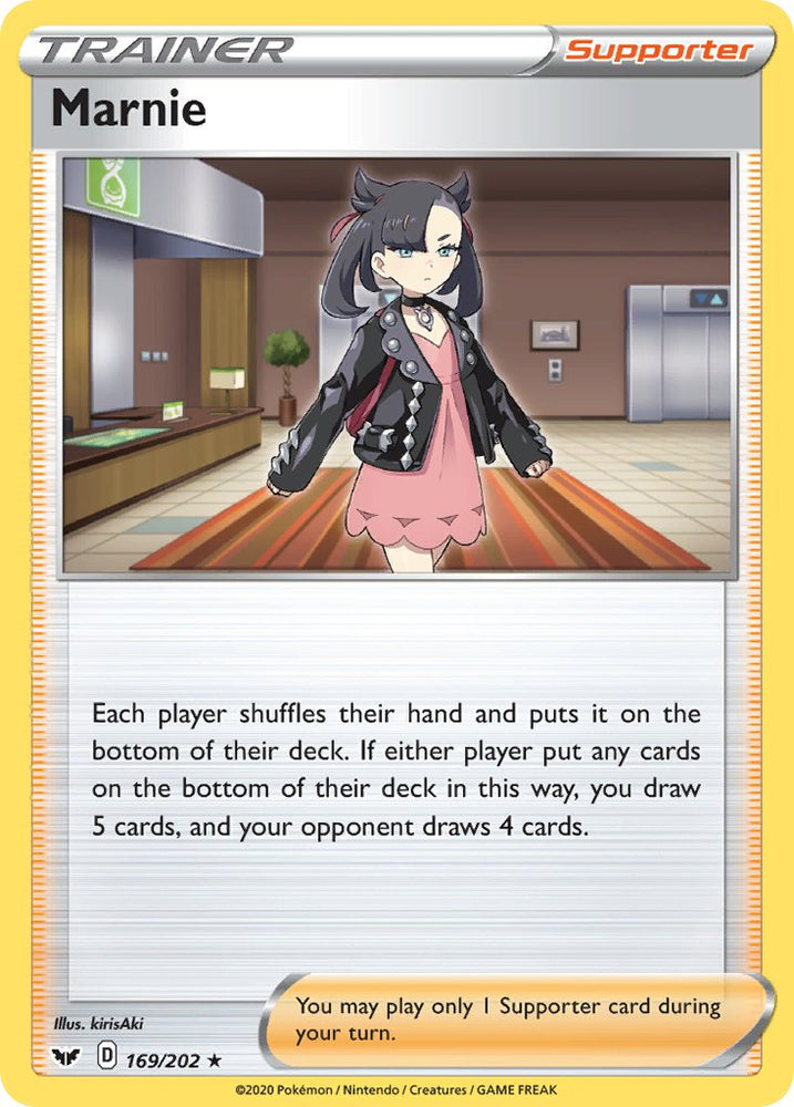 Marnie (169/202) (Theme Deck Exclusive) [Sword &amp; Shield: Base Set] 