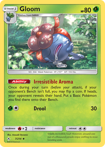 Gloom (7/214) [Sun &amp; Moon: Unbroken Bonds] 