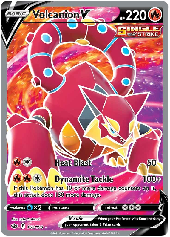 Volcanion V (162/198) [Sword &amp; Shield: Chilling Reign] 