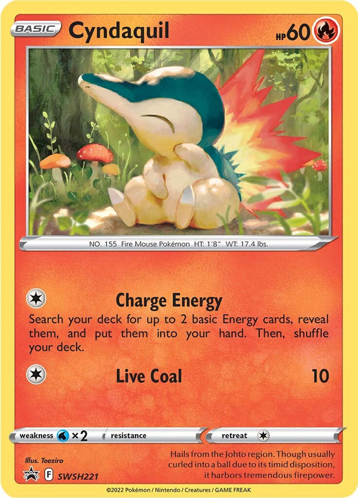 Cyndaquil (SWSH221) [Sword &amp; Shield: Black Star Promos] 