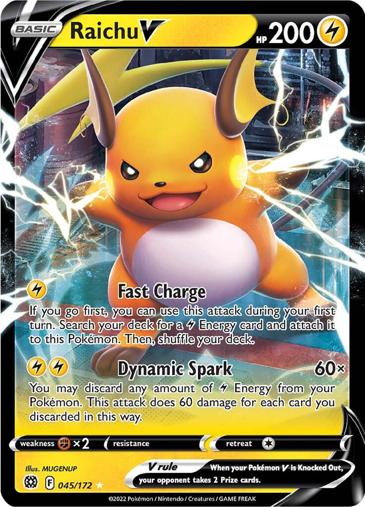 Raichu V (045/172) [Sword &amp; Shield: Brilliant Stars] 