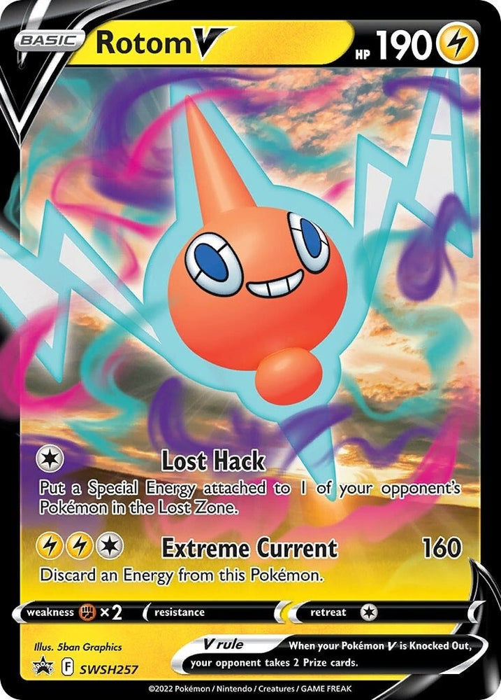 Rotom V (SWSH257) [Sword &amp; Shield: Black Star Promos] 