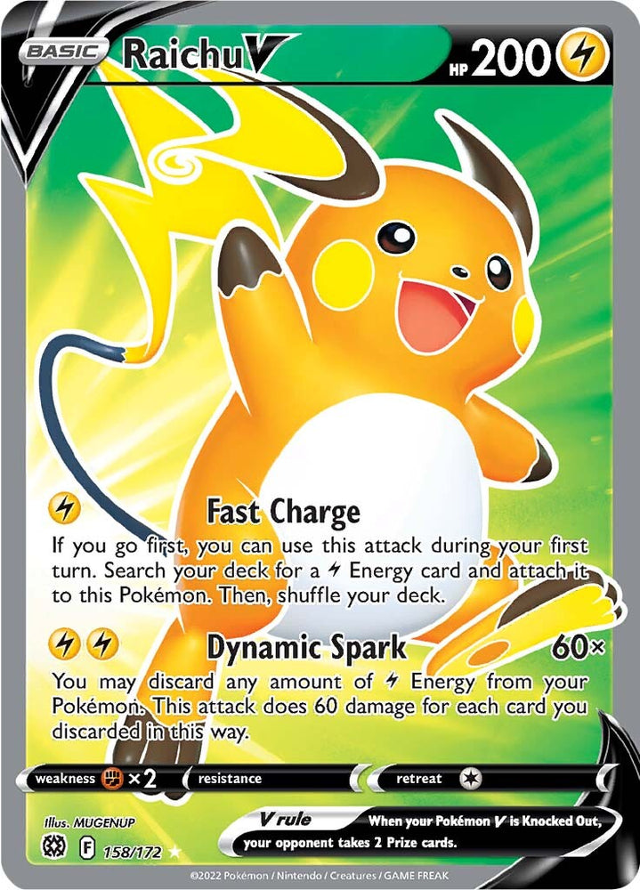 Raichu V (158/172) [Sword &amp; Shield: Brilliant Stars] 