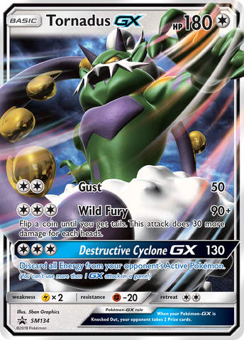 Tornadus GX (SM134) [Sun &amp; Moon: Black Star Promos] 