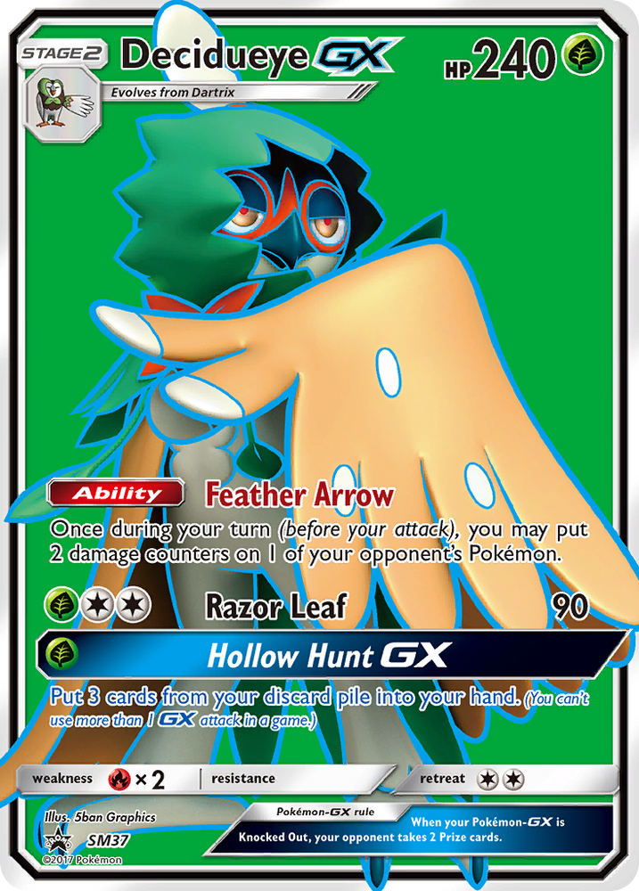 Decidueye GX (SM37) [Sun &amp; Moon: Black Star Promos] 