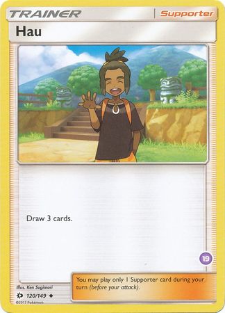 Hau (120/149) (Deck Exclusive #19) [Sun &amp; Moon: Trainer Kit - Alolan Sandslash] 