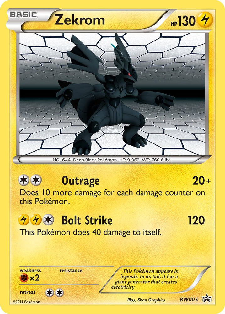 Zekrom (BW005) [Black &amp; White: Black Star Promos] 