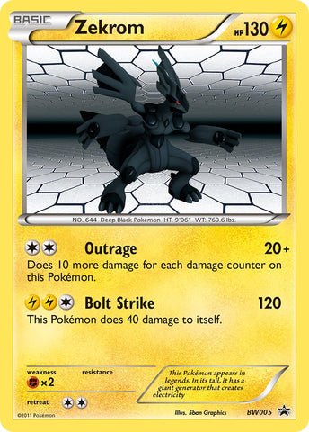 Zekrom (BW005) [Black &amp; White: Black Star Promos] 