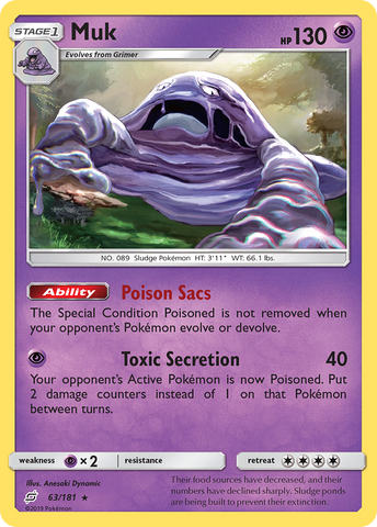 Muk (63/181) [Sun & Moon: Team Up]