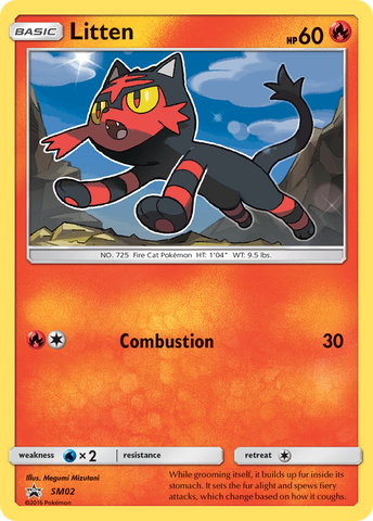 Litten (SM02) [Sun &amp; Moon: Black Star Promos] 