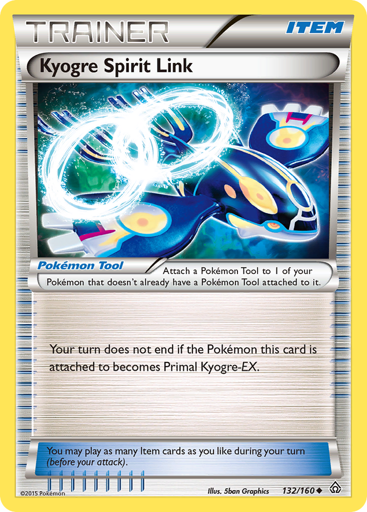 Kyogre Spirit Link (132/160) [XY: Primal Clash]