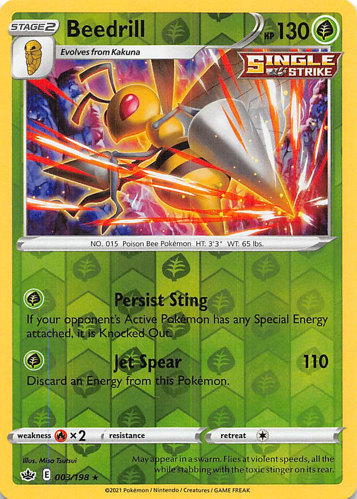 Beedrill (003/198) [Sword &amp; Shield: Chilling Reign] 