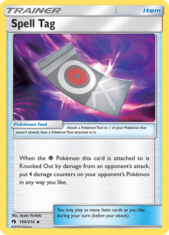 Spell Tag (190/214) [Sun &amp; Moon: Lost Thunder] 