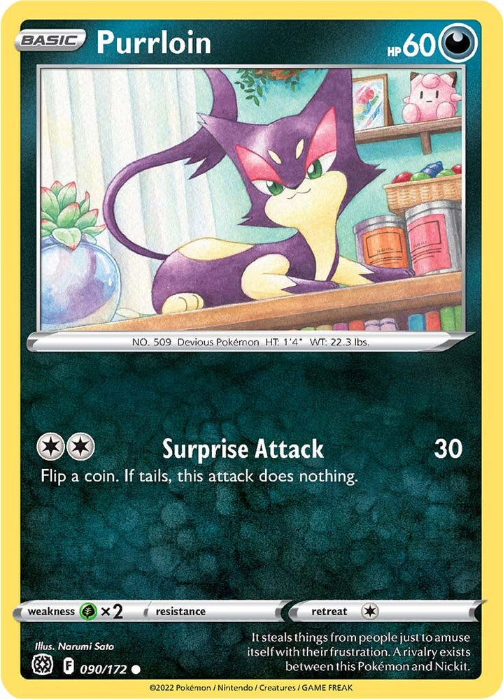 Purrloin (090/172) [Sword &amp; Shield: Brilliant Stars] 