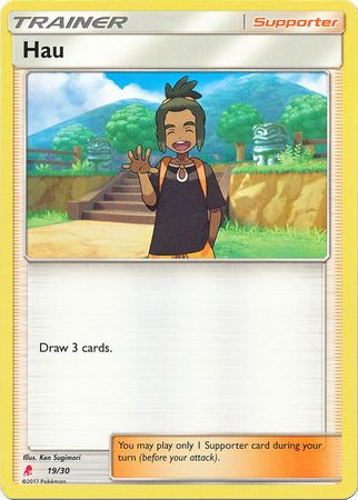 Hau (19/30) [Sun &amp; Moon: Trainer Kit - Lycanroc] 