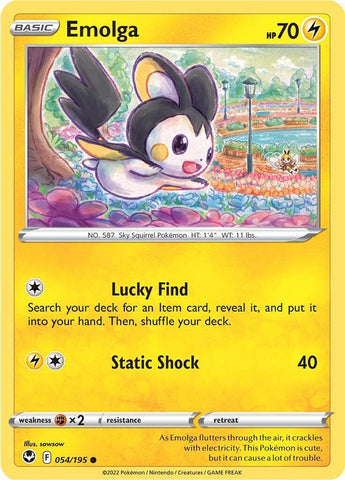 Emolga (054/195) [Sword &amp; Shield: Silver Tempest] 