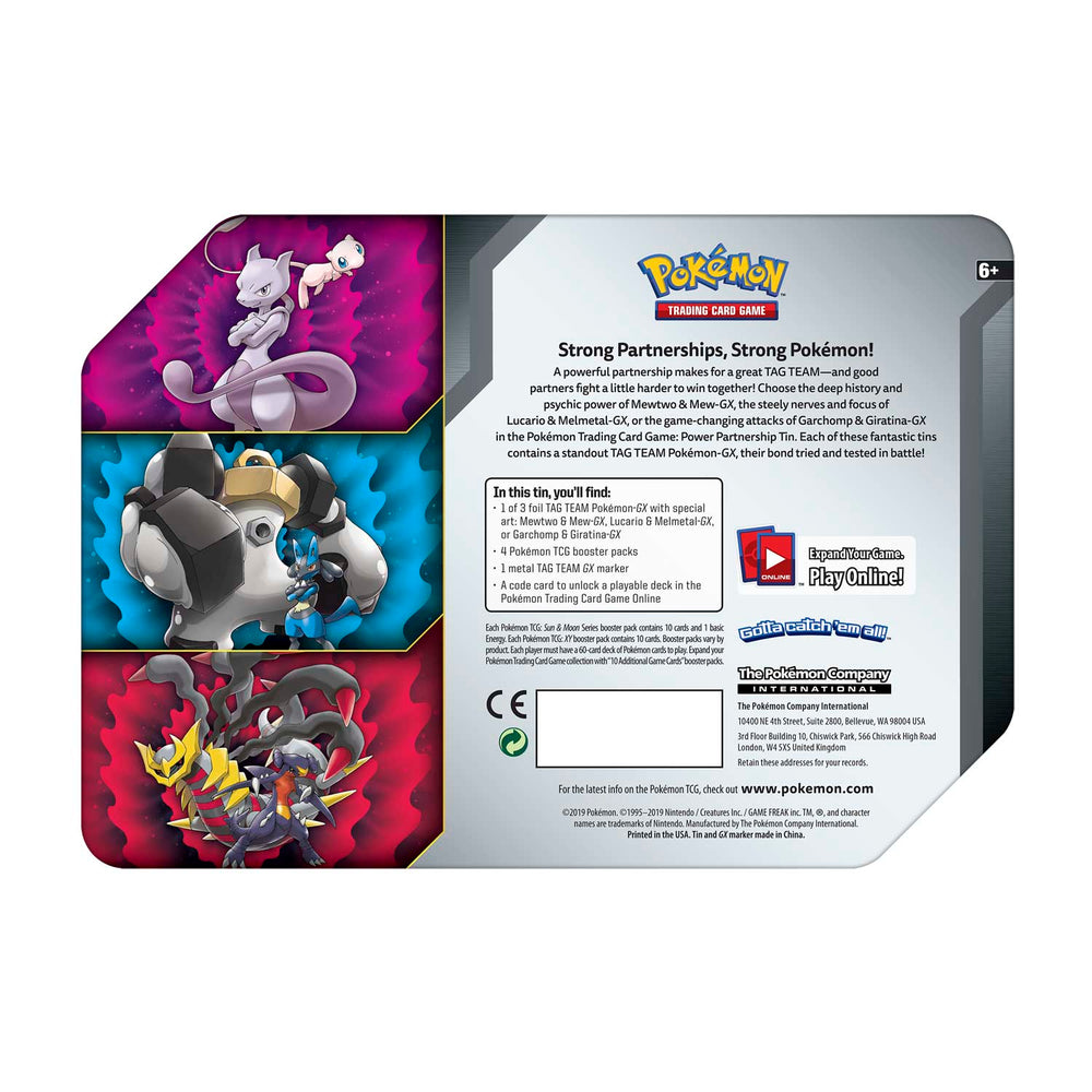 Sun & Moon: Unified Minds - Power Partnership Tin (Lucario & Melmetal GX)