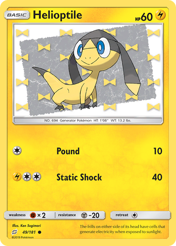 Helioptile (49/181) [Sun &amp; Moon: Team Up] 