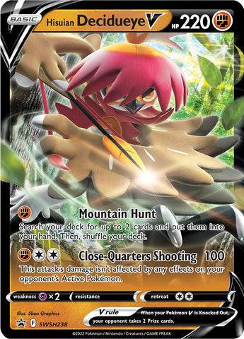 Hisuian Decidueye V (SWSH238) [Sword &amp; Shield: Black Star Promos] 