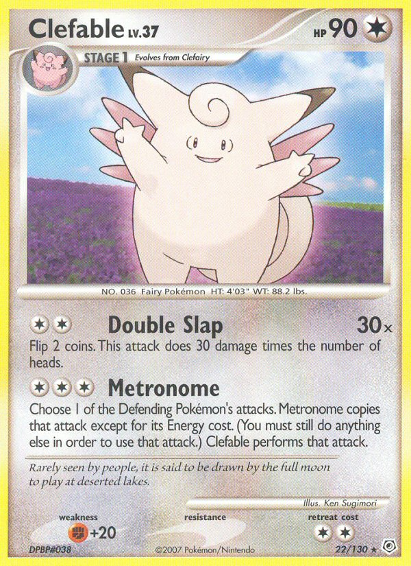 Clefable (22/130) [Diamond &amp; Pearl: Base Set] 