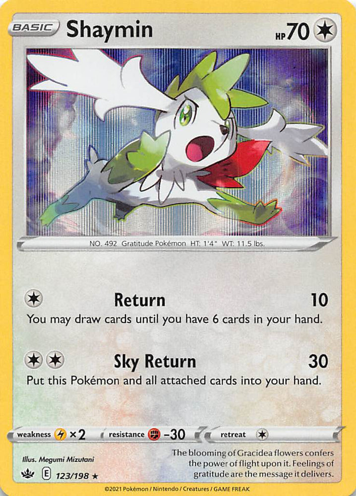 Shaymin (123/198) [Sword &amp; Shield: Chilling Reign] 