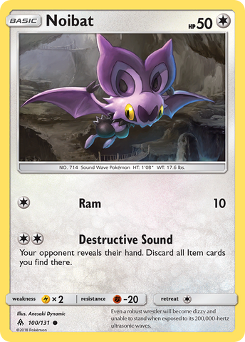 Noibat (100/131) [Sun &amp; Moon: Forbidden Light] 