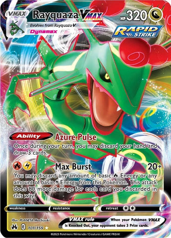 Rayquaza VMAX (101/159) (101) [Sword &amp; Shield: Crown Zenith] 