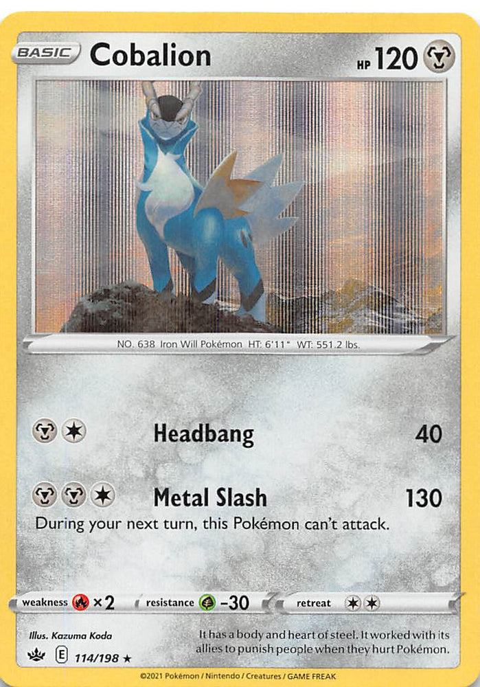 Cobalion (114/198) [Sword &amp; Shield: Chilling Reign] 