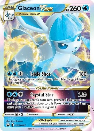 Glaceon VSTAR (SWSH197) (Jumbo Card) [Sword &amp; Shield: Black Star Promos] 