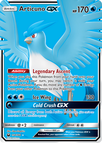 Articuno GX (154/168) [Sun &amp; Moon: Celestial Storm] 